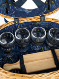 Sara Miller anniversary picnic hamper for 4 person (British brand)