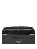 Aspinal of London three piece watch box black, imported from the UK