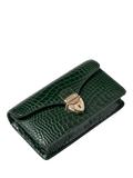 Aspinal of London Mayfair leather clutch bag, imported from the UK
