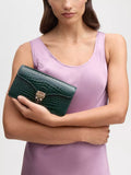 Aspinal of London Mayfair leather clutch bag, imported from the UK