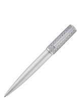 John Lewis HUGO BOSS Arche Monogram Ballpoint Pen, Chrome- Buy online at McGrocer