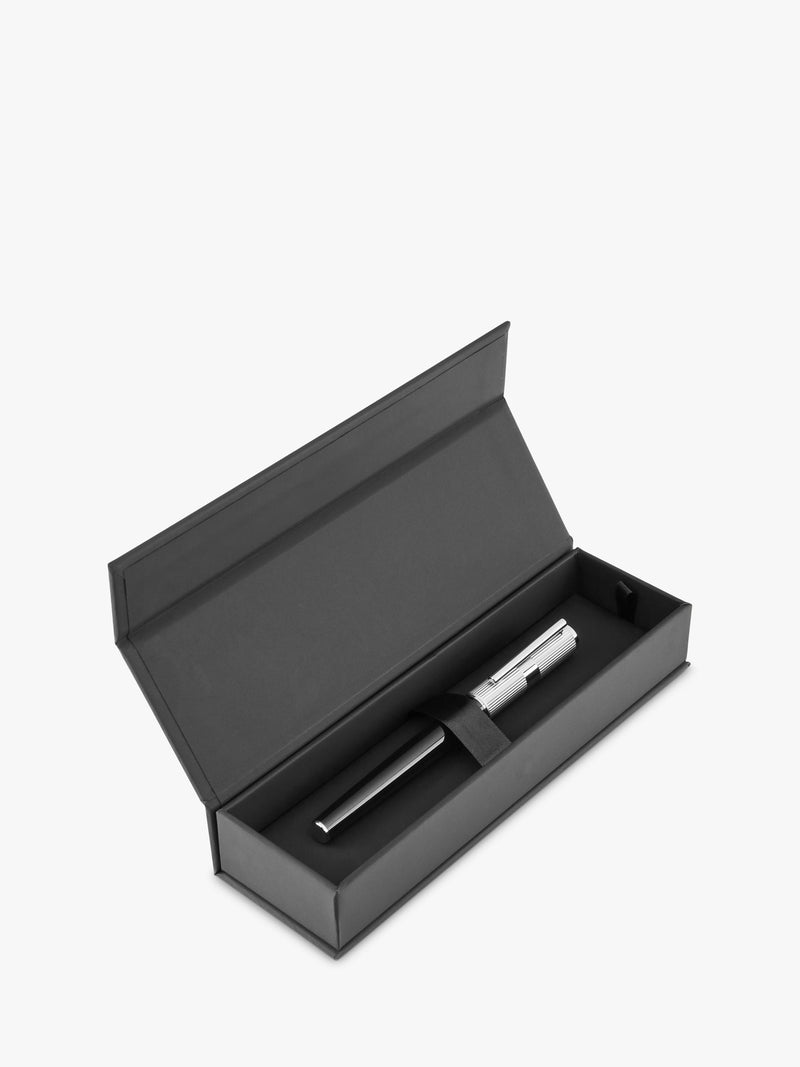 HUGO BOSS Formation Line fountain pen silver (British brand)