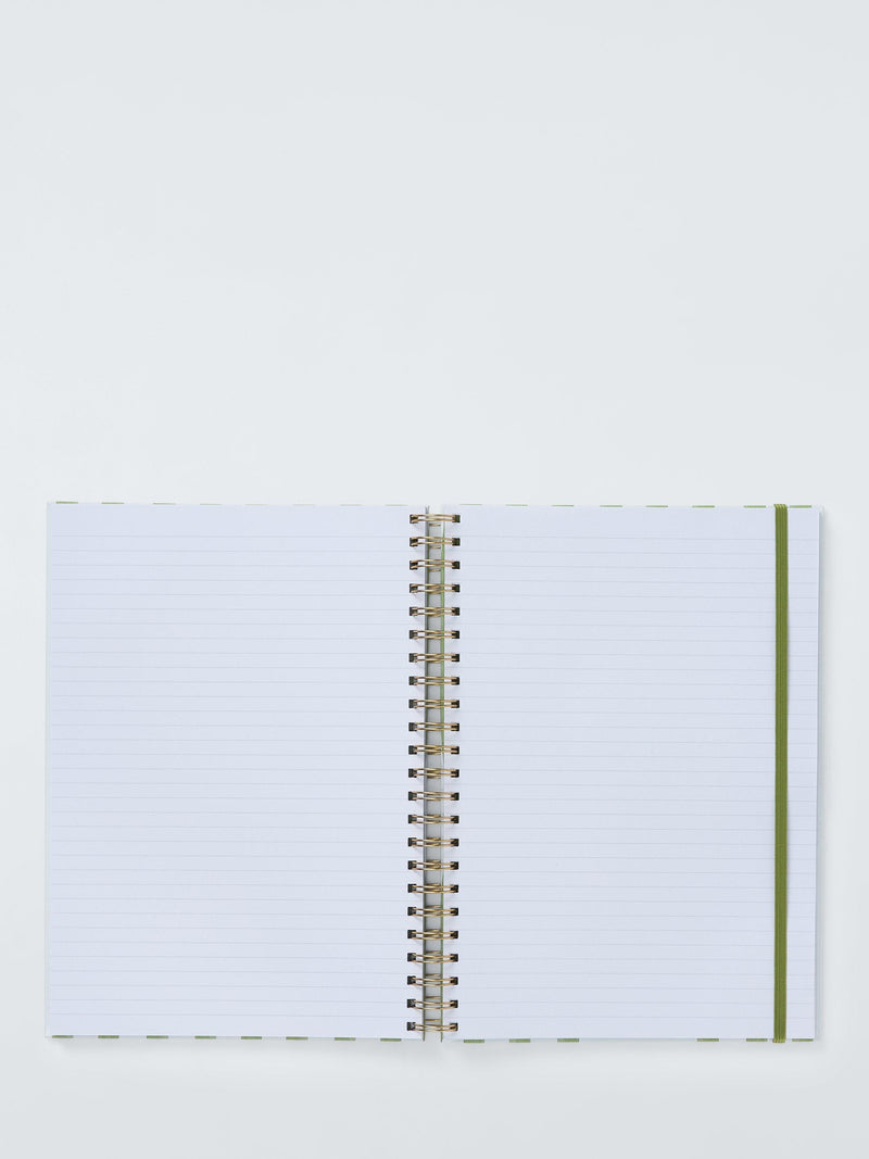 John Lewis olive green notebook A4, imported from the UK