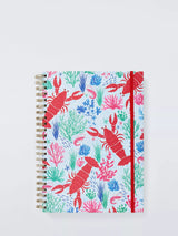 John Lewis John Lewis A4 Sealife Print Notebook Red- Buy online at McGrocer