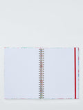John Lewis A4 notebook sealife print red, imported from the UK