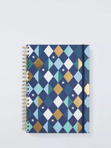 John Lewis John Lewis A4 Diamond Stars Notebook, Green- Buy online at McGrocer