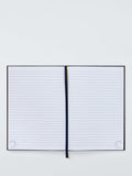 John Lewis B5 Midnight Notebook blue, lined pages (British brand)