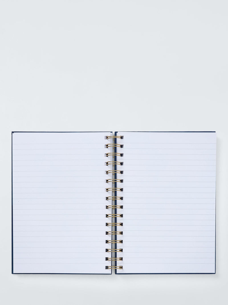 John Lewis A5 Stars Notebook in blue (British brand)