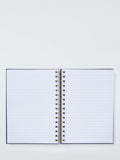 John Lewis A5 Stars Notebook in blue (British brand)