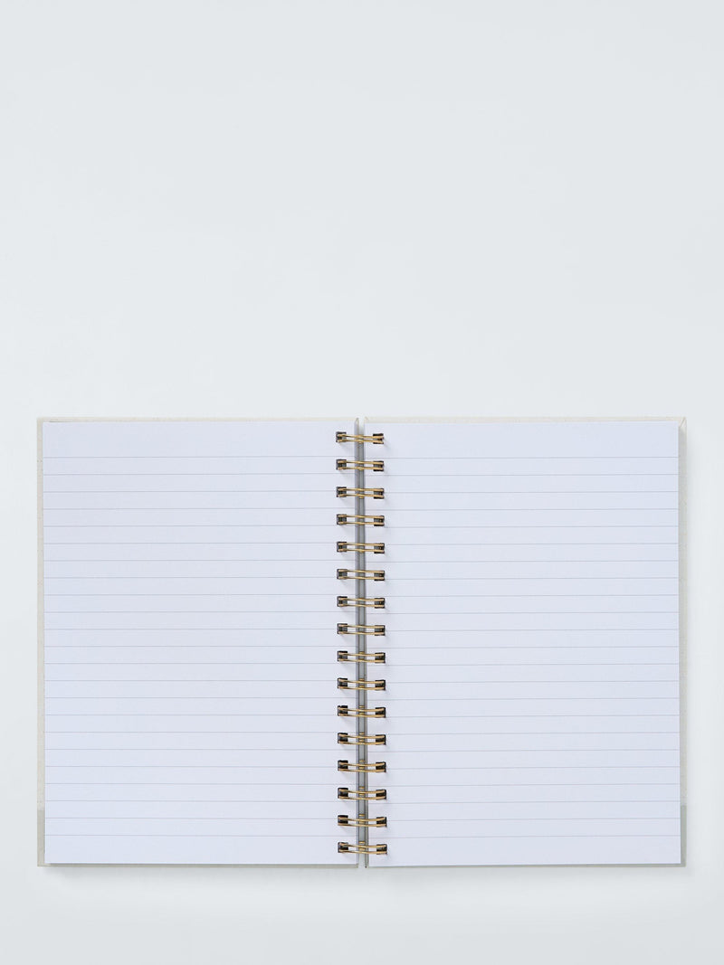 John Lewis A5 olive green spiral notebook, UK version
