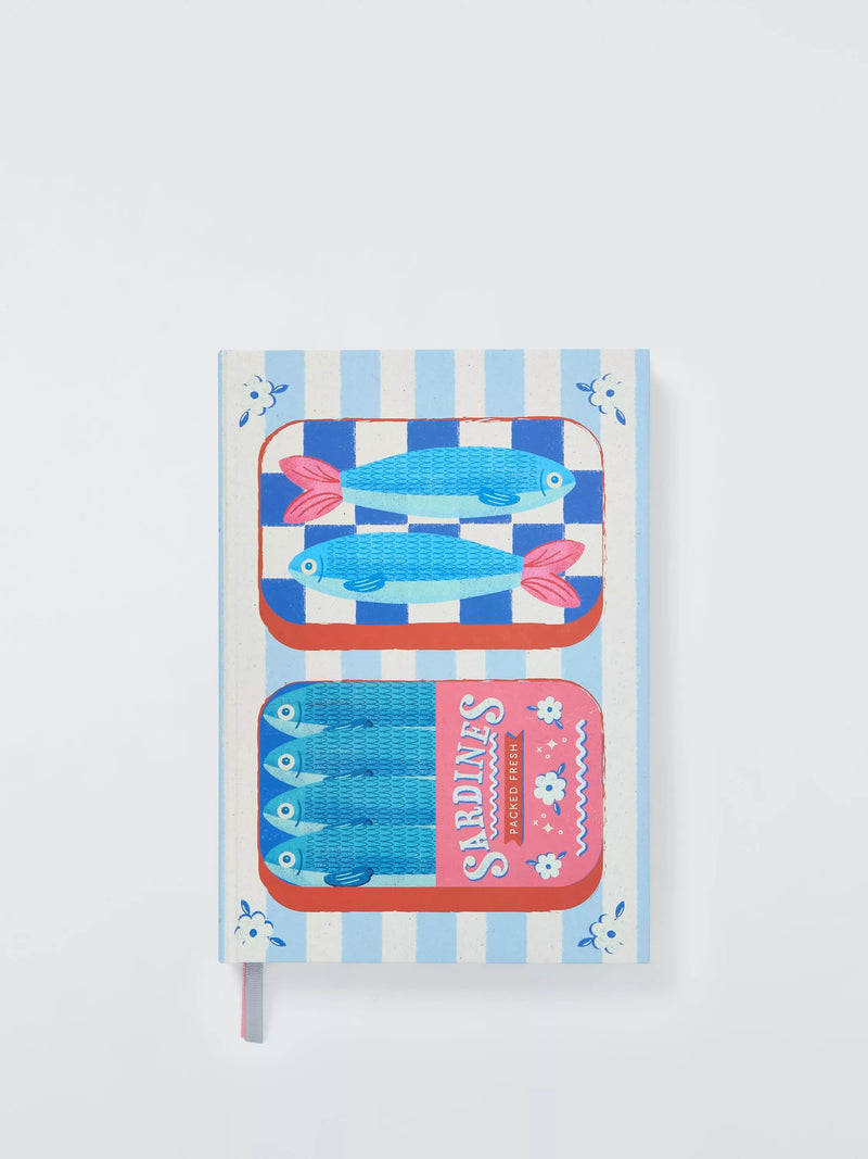 John Lewis sardine notebook blue B5 - British product