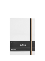 John Lewis HUGO BOSS A5 Iconic Notebook White- Buy online at McGrocer