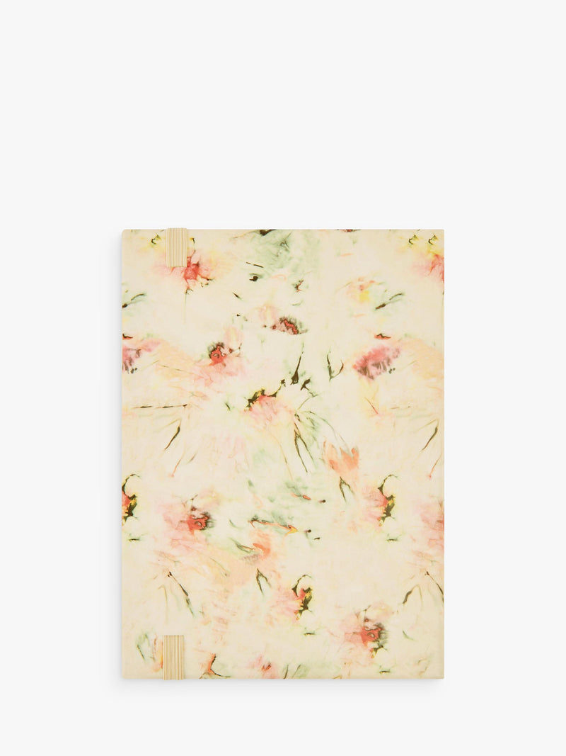 HUGO BOSS A5 tie-dye flower notebook cream, imported from the UK