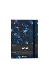John Lewis HUGO BOSS Elemental Tie Dye Flower A5 Notebook Navy- Buy online at McGrocer
