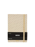 HUGO BOSS Elemental Monogram notebook A5 (British brand)