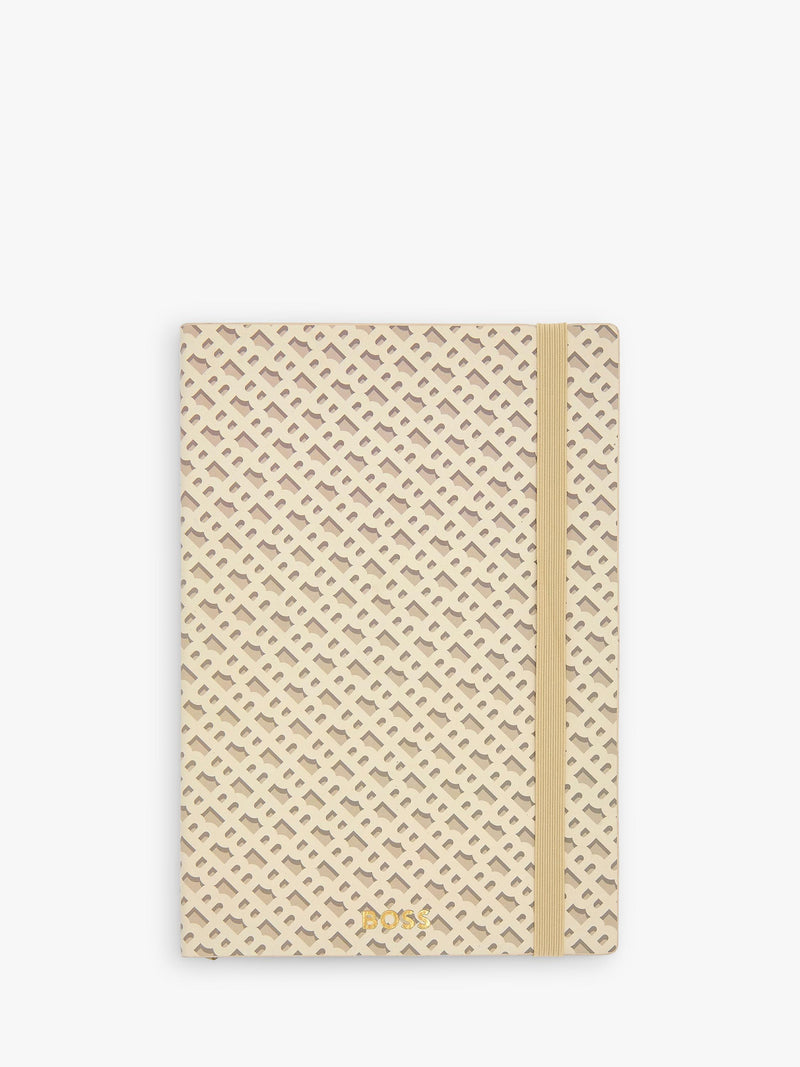 HUGO BOSS Elemental Monogram notebook A5 (British brand)