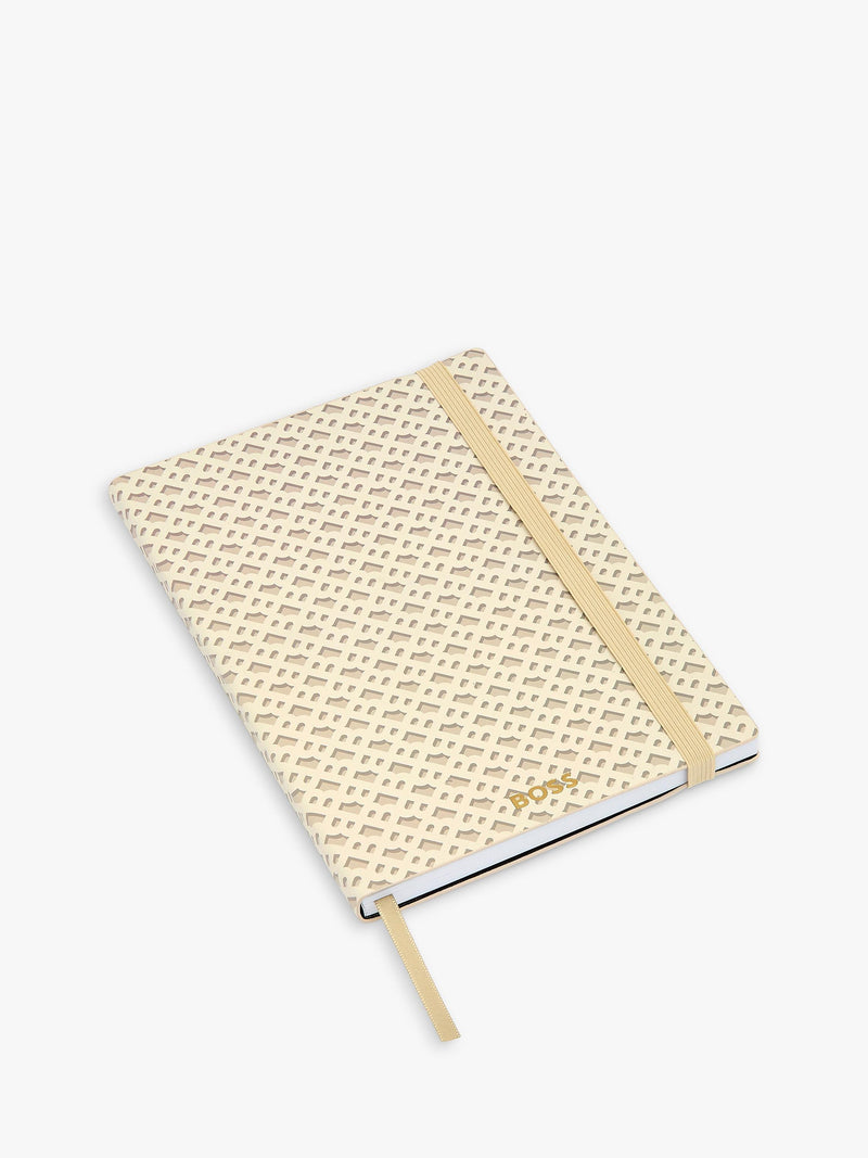 HUGO BOSS Elemental Monogram notebook A5 (British brand)