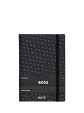 HUGO BOSS A5 Elemental Monogram Notebook - British product