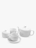 OMADA porcelain cup and saucer set white 290ml - British product