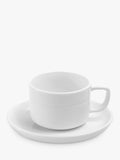 OMADA porcelain cup and saucer set white 290ml - British product