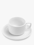 OMADA porcelain cup and saucer set white 290ml - British product