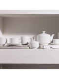 OMADA porcelain cup and saucer set white 290ml - British product