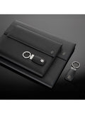 Hugo Boss Double B keyring black chrome, imported from the UK