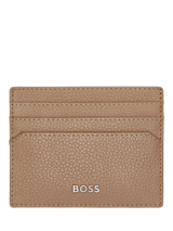 John Lewis HUGO BOSS Classic Grained Leather Card Holder- Buy online at McGrocer