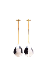 John Lewis Selbrae House Bee Salad Servers Metallic- Buy online at McGrocer