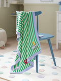 John Lewis baby blanket Discovery Transport Stripe 75x100cm, UK version