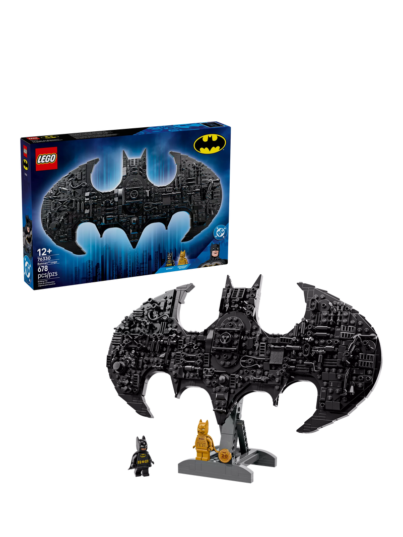 LEGO Batman Logo building set 678 pieces, imported from the UK
