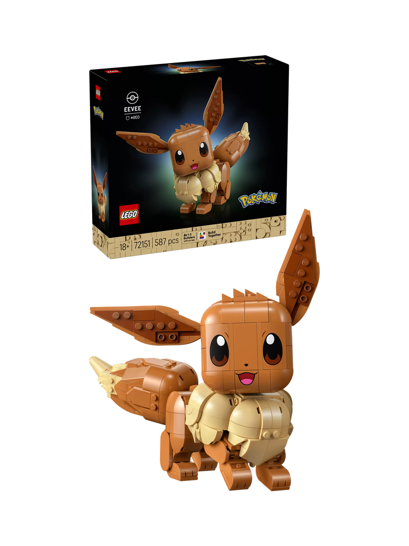 LEGO Pokémon Eevee building toy 587 pieces - British product