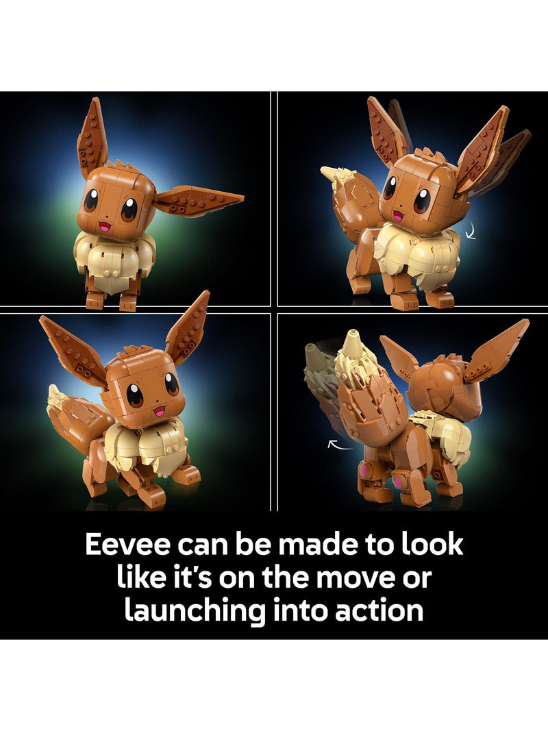 LEGO Pokémon Eevee building toy 587 pieces - British product