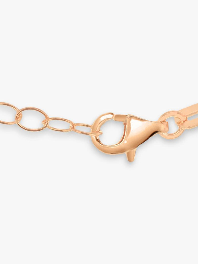 IBB disc pendant necklace rose gold, imported from the UK