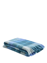 John Lewis bluebellgray Highland Check Throw, Sea Blue, 130 x 170cm- Buy online at McGrocer