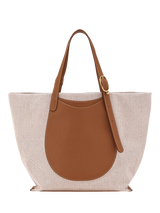 John Lewis Longchamp Complice XL Canvas Tote Bag, Caramel- Buy online at McGrocer