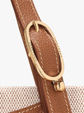 Longchamp Complice XL canvas tote bag in caramel, imported from the UK