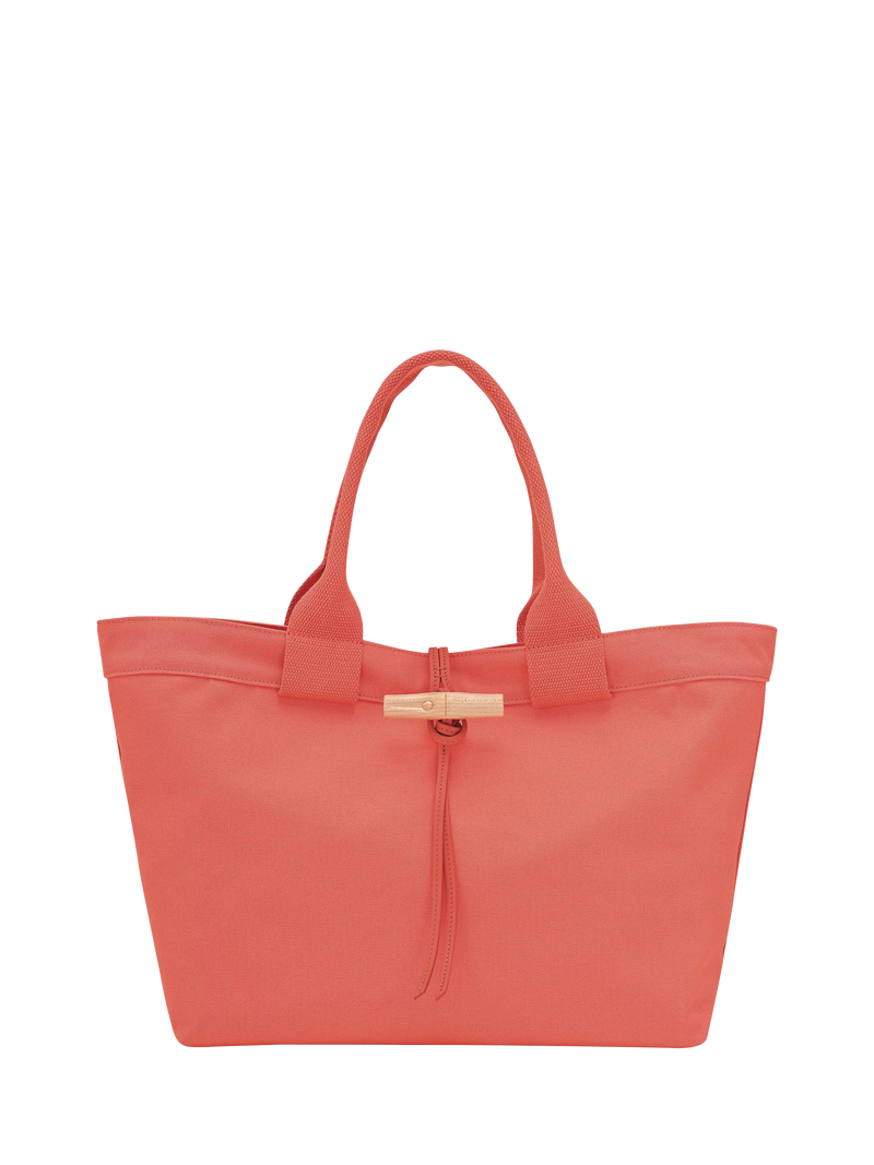 Longchamp Le Roseau large canvas tote bag, UK version