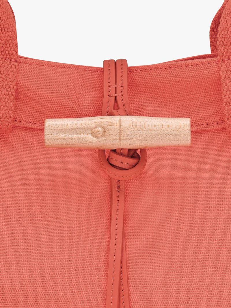 Longchamp Le Roseau large canvas tote bag, UK version