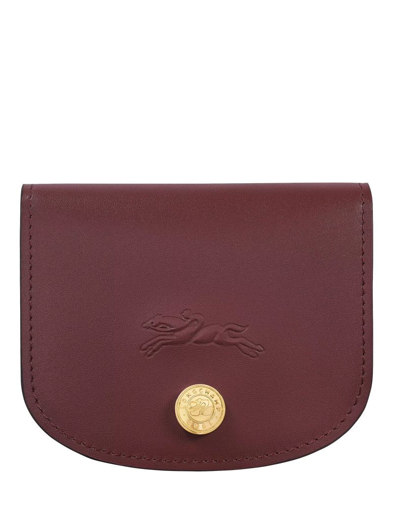 Longchamp Épure leather card holder, imported from the UK