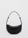 Mango Ness oval shoulder bag with zip fastening (British brand)