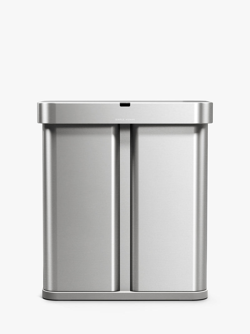 Simplehuman 58L stainless steel sensor bin, UK version
