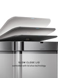 Simplehuman 58L stainless steel sensor bin, UK version