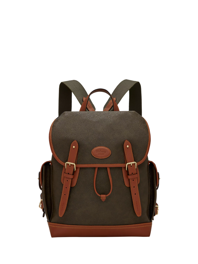 Mulberry Heritage Scotchgrain Leather Backpack
