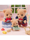 Sylvanian Families Biscuit Bear family toy set - British product