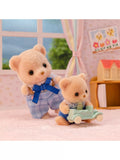 Sylvanian Families Biscuit Bear family toy set - British product
