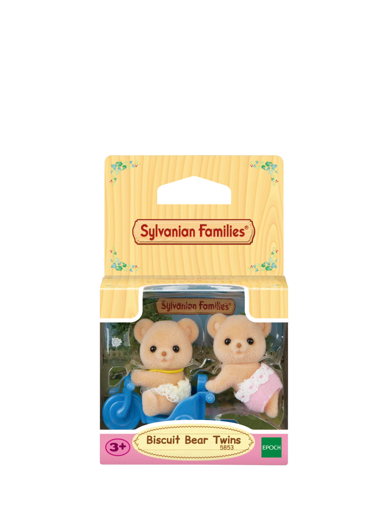 Sylvanian Families Biscuit Bear Twins toy set (British brand)
