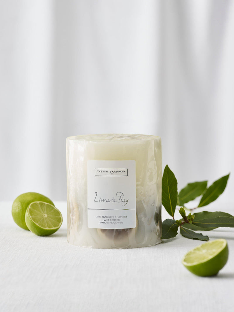 The White Company lime and bay scented candle 725g, UK version