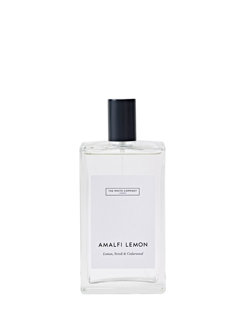 The White Company Amalfi Lemon home spray 95ml, imported from the UK