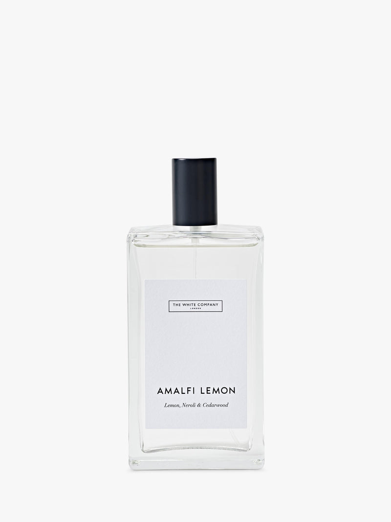 The White Company Amalfi Lemon home spray 95ml, imported from the UK